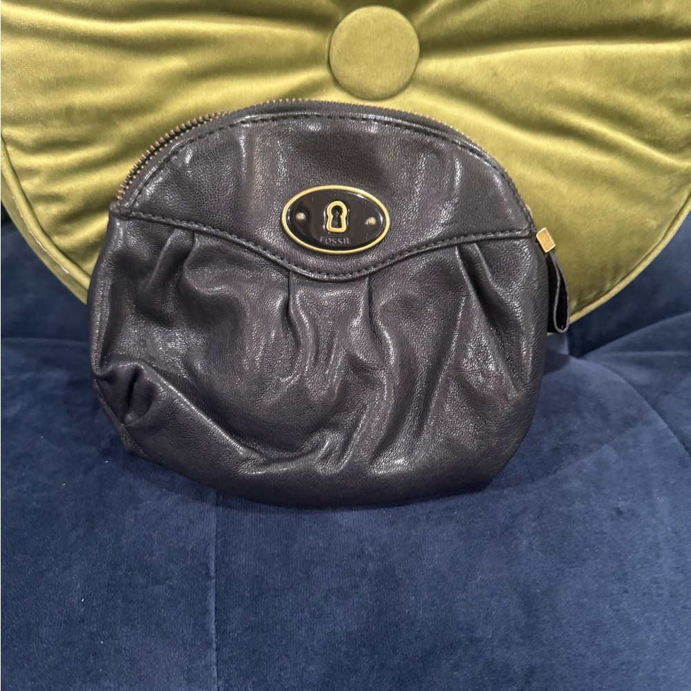 Fossil Black Leather Women's Bag